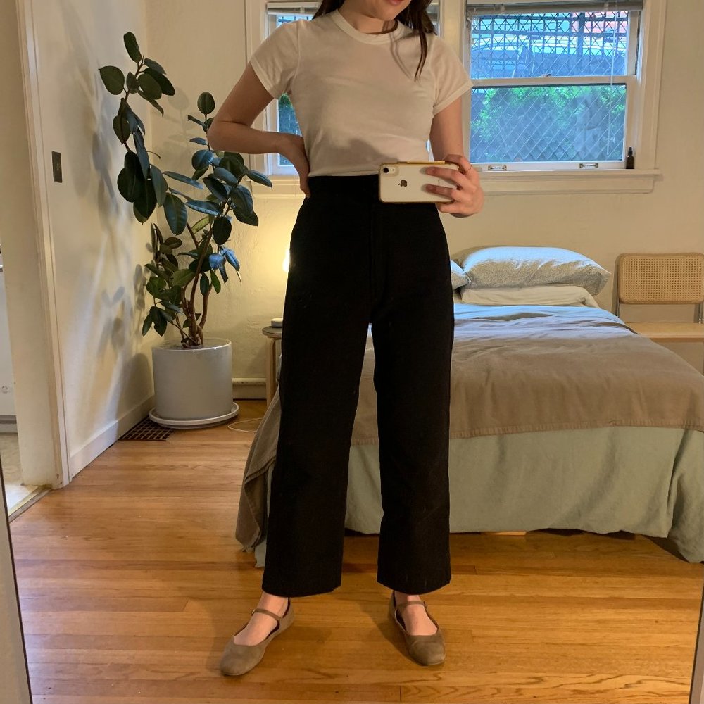Ali Golden Cotton Fly Pants
